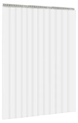 Obrázek produktu pro PVC závěs pro dveře – závěs do chladíren a skladů – 12 pásů, šířka 18 cm – tloušťka 2 mm – pro dveře o rozměrech 1,8 × 2,1–2,15 m – průhledný