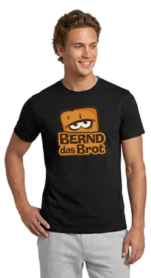 Produktbild von Spreadshirt Bernd Das Brot Logo Männer T-Shirt, 4XL, Schwarz
