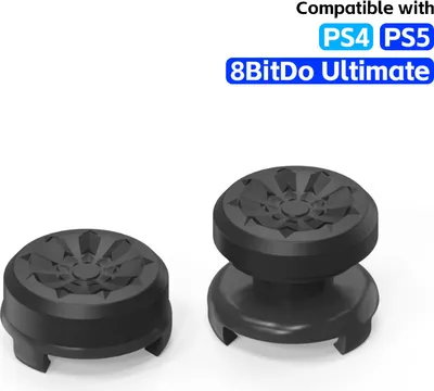Produktbild von INF Joystick-Kappen für PS4/PS5-Controller Schwarz