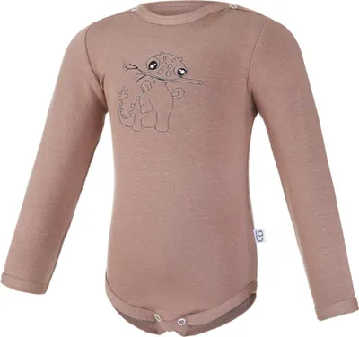 Produktbild von Baby Body Langarm Motiv Outlast® - Nuss