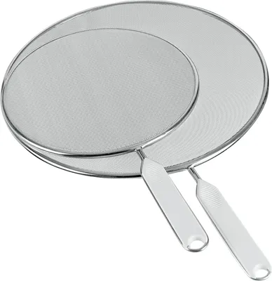 Immagine prodotto di METALTEX set di 2 paraspruzzi 21 + 29 cm in lamiera stirata di alluminio