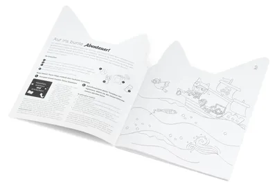 Produktbild von tonies Hören+ Pirat Malbuch 11002053
