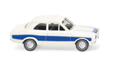 Produktbild von Wiking PKW Ford Escort Mexico weiß blauer Streifen 020306
