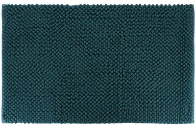 Image de TENDANCE | Tapis de bain - Tapis de douche - Paillasson de bain - 50 x 80 cm - bleu - 100% microfibre - Tapis de douche - Décoratif - Accessoire de salle de bain - Pratique