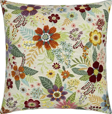 Produktbild von Erwin Müller Kissenhülle Blumen" natur-bunt 40x40 cm"