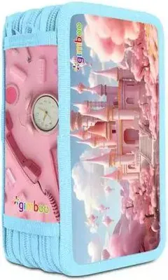 Zdjęcie produktu dla Piórnik Sweet Gimboo 3-komorowy z wyposażeniem