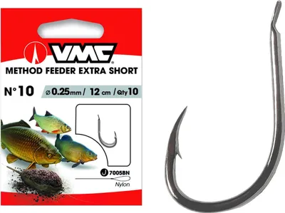 Produktbild von VMC Method Feeder Haken 7005 Extra Stark und Kurz Vorfachhaken 12cm #10