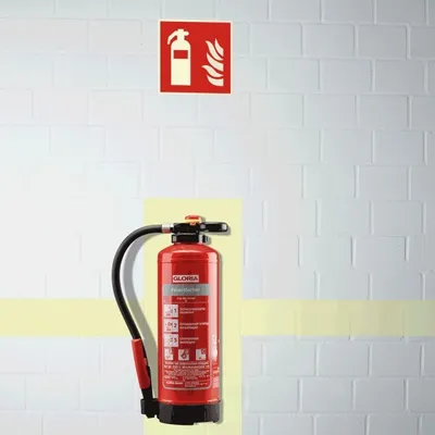 Produktbild von PERMALIGHT power langnachleuchtend Hinterlegung für Feuerlöscher, Kunststoff,...