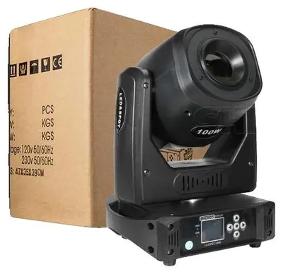 Produktbild von Spot Moving Head, DMX-Steuerung, vielseitige Lichteffekte, LED 100W mit Ring