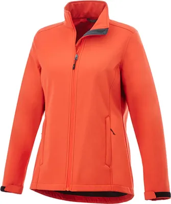 Produktbild von Elevate 38320 | Maxson Damen Softshell Jacket - Farbe: Orange - Größe: XL