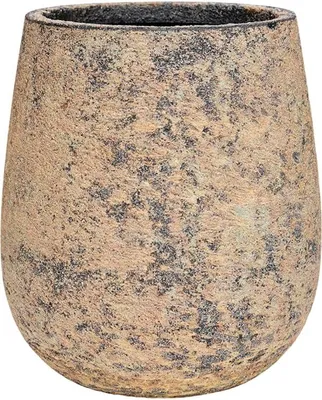 Produktbild von Blumentopf rund, braun, Ø 27 cm, Höhe 29 cm, für Innen und Außen
