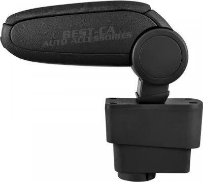 Mittelarmlehne Für VW UP 2011-2013 | Schwarz Leder | Plug & Play Montage | 4-fach Verstellbar