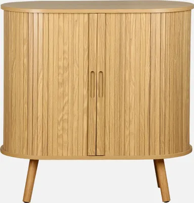 Immagine prodotto di Credenza con ante scorrevoli e ripiano, Marrone naturale