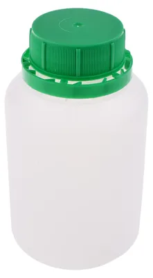 Immagine prodotto di bottiglia di plastica da 250 ml con graduazione e tappo a vite