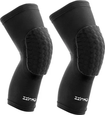 Immagine prodotto di Fascia per il ginocchio Famanu con compressione - Fascia per il ginocchio da basket per uomini e donne - Colore nero - Taglia M
