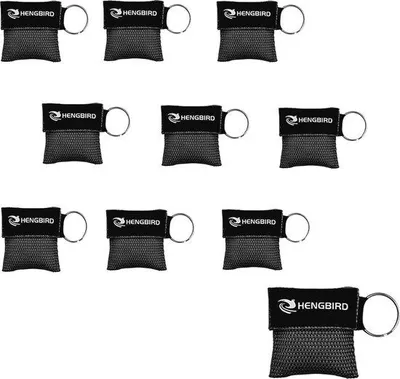 Productafbeelding van AED-trainingsmaskers voor noodsituaties en eerste hulp - 10 stuks