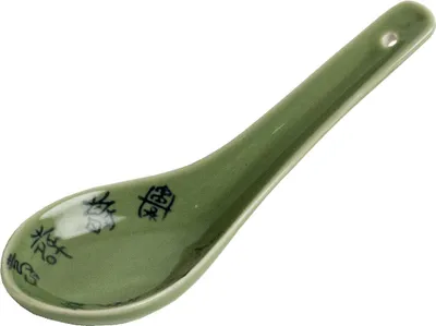 Produktbild von 033 Löffel Reislöffel Suppenlöffel Celadon grün 13 cm