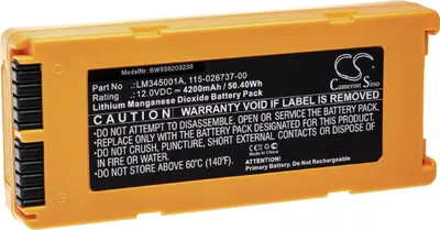 Produktbild von vhbw Batterie kompatibel mit Mindray BeneHeart D1 Medizintechnik (4200 mAh, 12 V, Li-MnO2)