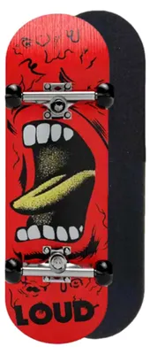 Produktbild von Fingerboard PRO mit Griptape – Rot – Finger-Skateboard – Fingerboard – Mini-Skateboard
