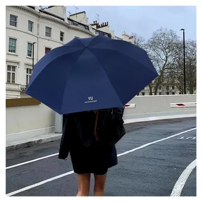 Produktbild von Mini Regenschirm, Taschenschirme mit 8 Rippen, sturmfester Regenschirm, UV-Schutz Taschenschirm, Sonnenschutz Regenschirm für den Außenbereich, winddicht und sturmfest