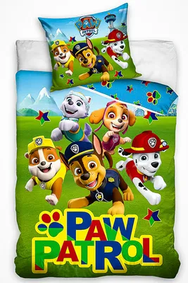 Immagine prodotto di copripiumino Paw Patrol 140 x 200 cm/90 cm verde