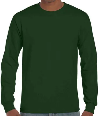 Produktbild von Gildan - "Ultra" T-Shirt für Herren/Damen Uni Langärmlig PC6430 (3XL) (Tannengrün)