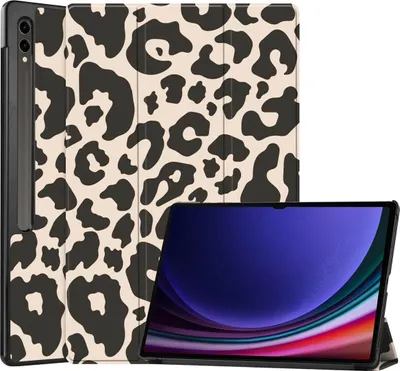 Image de imoshion Design Bibliothèque pliante pour le Samsung Galaxy Tab S10 Ultra / Tab S9 Ultra - Leopard