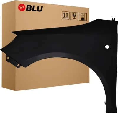 Immagine prodotto di BLU Parafango compatibile con Skoda Fabia II (5J) | Roomster 9910 Sinistra Schwarz SchwarzMagie | 2007-2015 | Anteriore | Verniciato | Pronto per il montaggio | Zincato