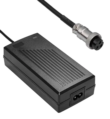 Zdjęcie produktu dla Zasilacz AK-EV-18, 42V / 2A, 84W, złącze GX16, 3-pinowe, średnica 12mm