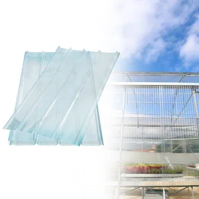 Immagine prodotto di Plastica rinforzata con fibra di vetro - Trasparente - Pannello ondulato | 900 mm x 1600 mm, spessore 2 mm, trasparente
