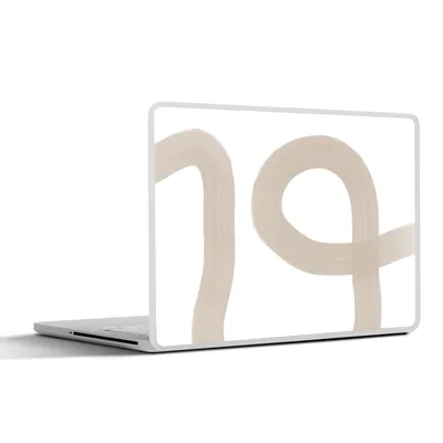 Produktbild von MuchoWow® Laptop Aufkleber Sticker Cover Abstrakt - Pastell - Design 30x21 cm - Sticker für Laptop - Selbstklebend
