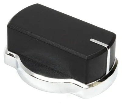 Backofen-Herd Bedienknopf Schalter Schwarz/Chrom für CH60AX