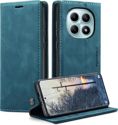 Produktbild von Xiaomi Redmi Note 15 / Poco M8 Hülle - CaseMe 013 Klapphülle - Blau