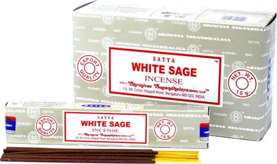 Produktbild von Satya Weißer Salbei Räucherstäbchen 15g