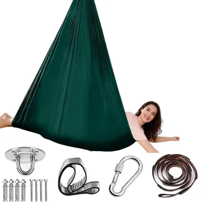 Immagine prodotto di Amaca per yoga aerea, dimensioni 280x150 cm, portata massima 200 kg, ideale per l'allenamento