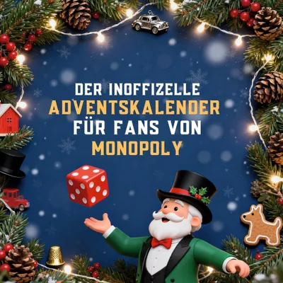 Produktbild von Der inoffizielle Adventskalender für Fans von Monopoly