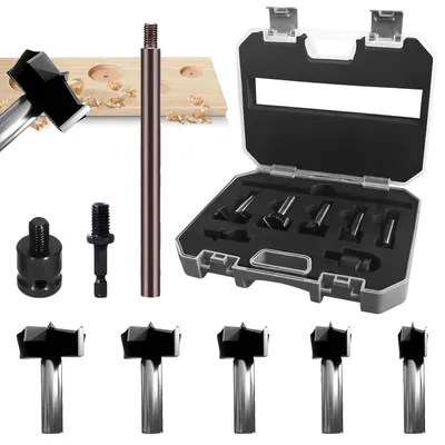 Immagine prodotto di Omgoods - Set di punte Forstner per la lavorazione del legno, con diverse misure