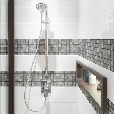 Produktbild von Set mit 6 selbstklebenden Fliesenaufklebern für Badezimmer und Küche