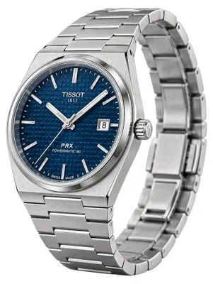 Produktbild von Tissot PRX Powermatic 80 Herren Automatikuhr Edelstahl Blau T137.407.11.041.00
