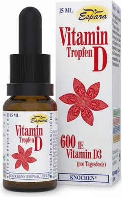 Zdjęcie produktu dla Espara Witamina D 600 IU krople, 15 ml roztworu