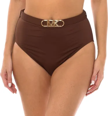 Productafbeelding van Michael Kors dames bikini broek met hoge taille, model MM1N025