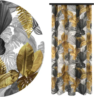 Produktbild von Blickdichte Gardine Kräuselband, Maße: 140x240 cm, Farbe: Dorado 02
