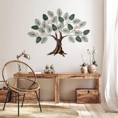 Produktbild von Wallity, Alder- TNL2238, Bunt, Sonstige Wohndekorationen, 117 x 92 cm, 100% Metall (Dicke: 1