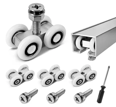 Productafbeelding van Set van 4 Wielen voor Schuifdeuren met Diameter 20 mm