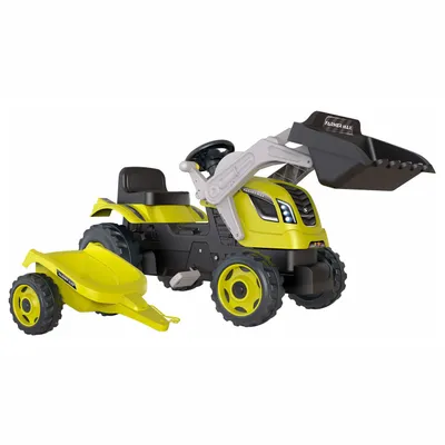 Produktbild von Smoby 710131, Traktor, 3 Jahr(e), Kunststoff, Schwarz, Grau, Gelb
