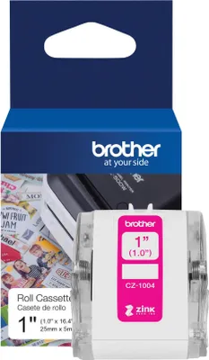 Immagine prodotto di Farbetikettenrolle Brother 25mm, Länge 5m  CZ-1004