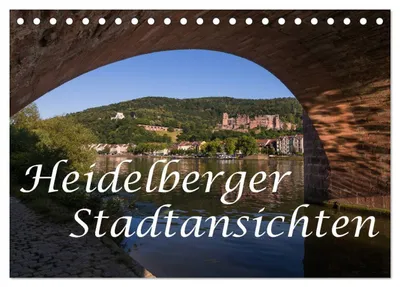 Produktbild von Heidelberger Stadtansichten (Tischkalender 2027 DIN A5 quer), CALVENDO Monatskalender