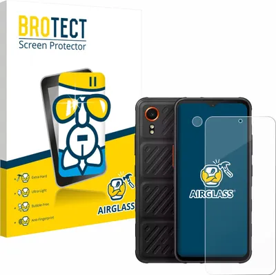 Produktbild von BROTECT Schutzglas für Samsung Galaxy XCover 7 Enterprise Edition (Display+Kamera) Schutzfolie Panzer Folie Glas Display Schutz klar