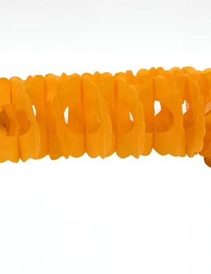 Image de Guirlande décoration anniversaire orange 15 cm x 4 m - taille unique