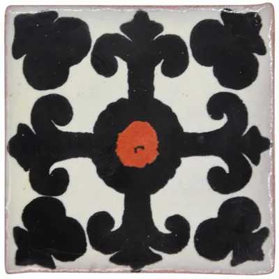 Productafbeelding van Solidchoice - Handgemaakte Mexicaanse Talavera Tegels - Set van 10